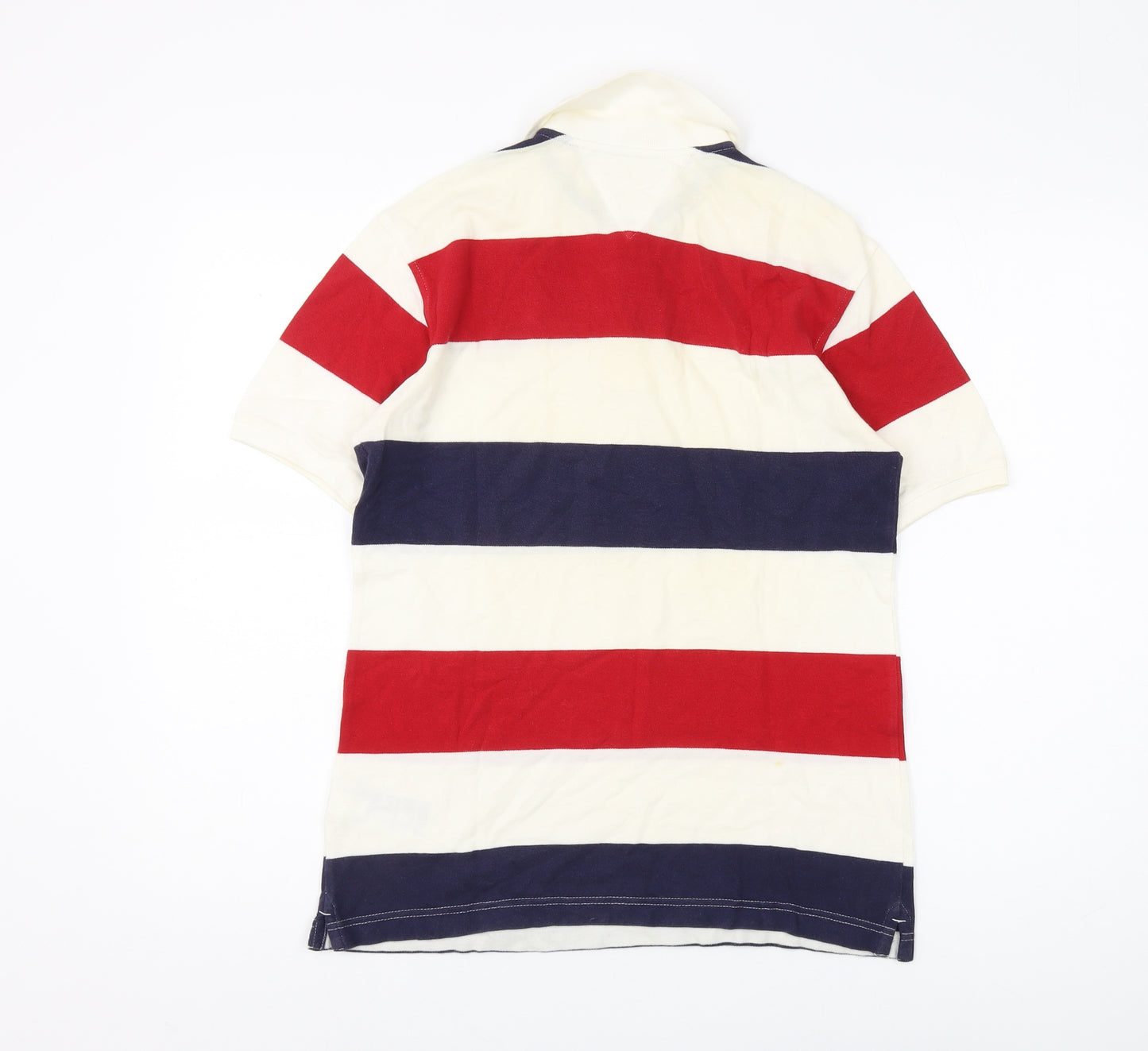 Tommy Hilfiger Boys Multicoloured Striped Polo Shirt Large
