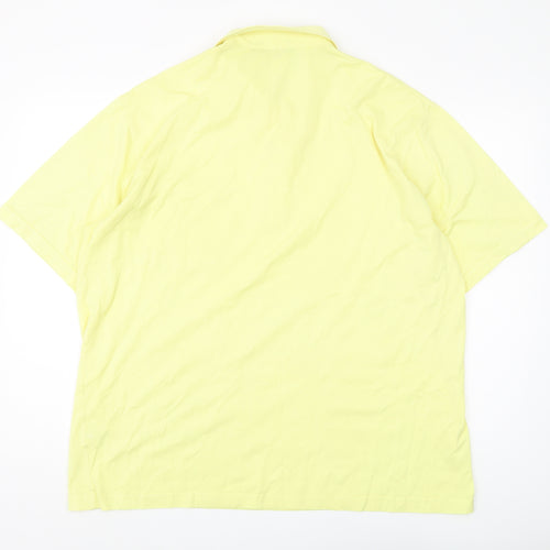Gabicci Men's Yellow 2XL Polo Shirt