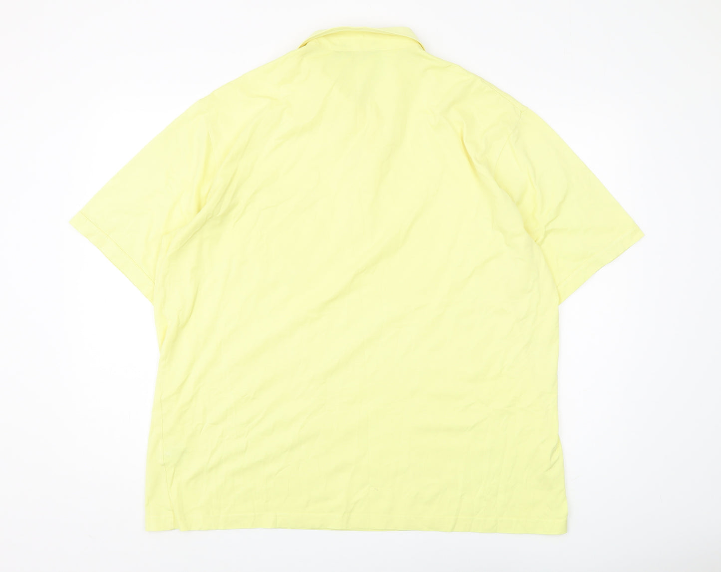 Gabicci Men's Yellow 2XL Polo Shirt