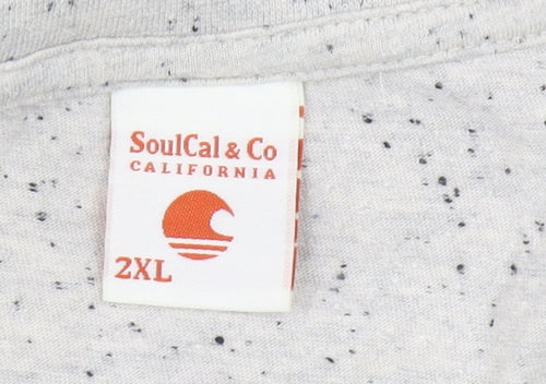 SoulCal & Co Men’s Beige 2XL Graphic T-Shirt