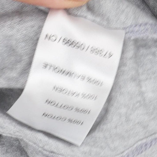 Damart Women's Grey Basic Long Sleeve T-Shirt 2XL