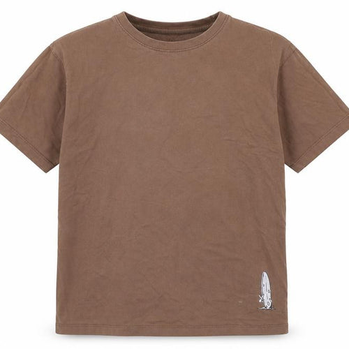 Kangaroo Poo Boys Brown Graphic Print T-Shirt 7-8 Years