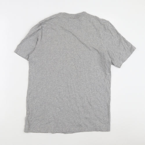 Adidas Men's Grey Short Sleeve T-Shirt S