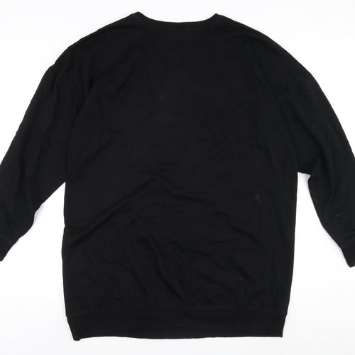 Disney Women's Black Pullover Sweatshirt S