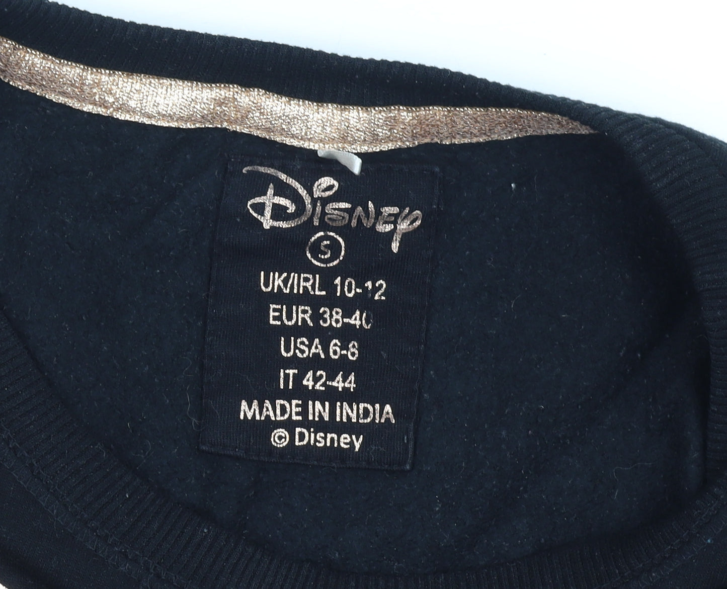 Disney Women's Black Pullover Sweatshirt S