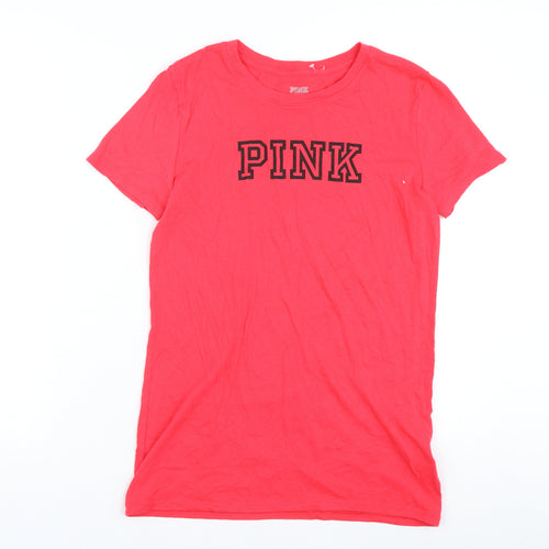 Victoria's Secret PINK Women's XS Pink Basic T-Shirt