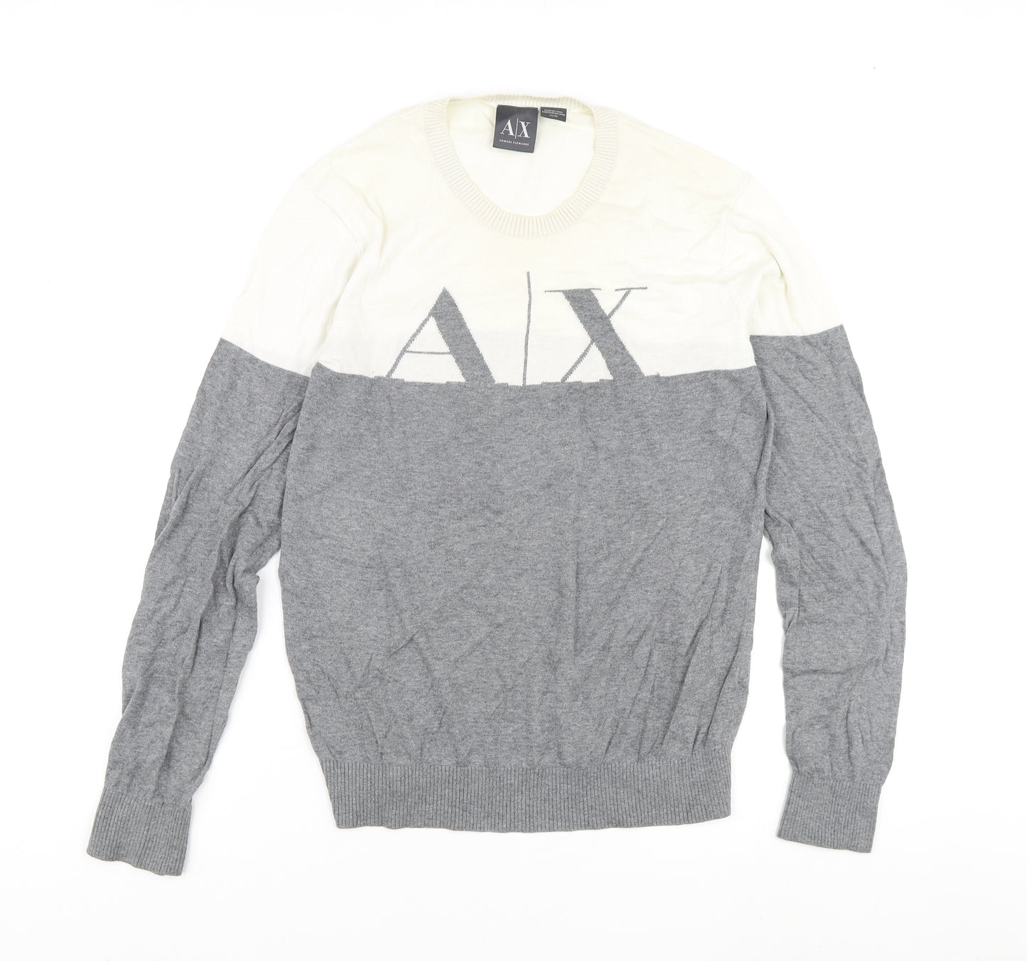 Armani Exchange Women's Grey XS Pullover Jumper