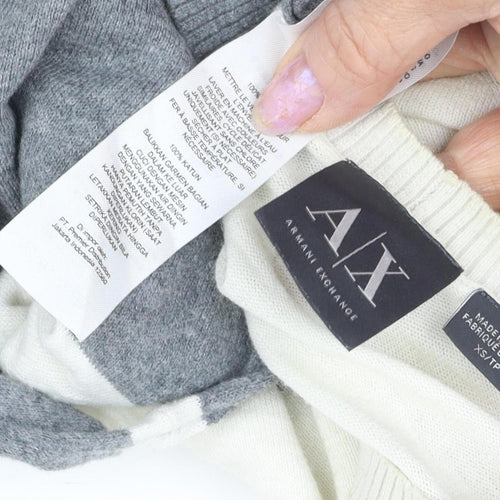 Armani Exchange Women's Grey XS Pullover Jumper