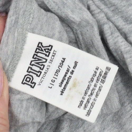 Victoria's Secret PINK Women's Grey L Tank Top Casual