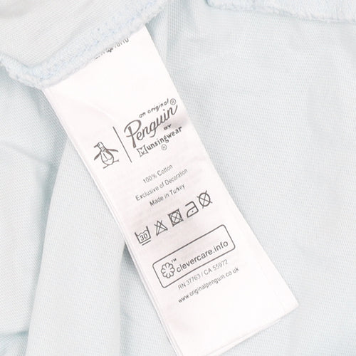 Original Penguin Men's Blue Graphic Print T-Shirt Size S