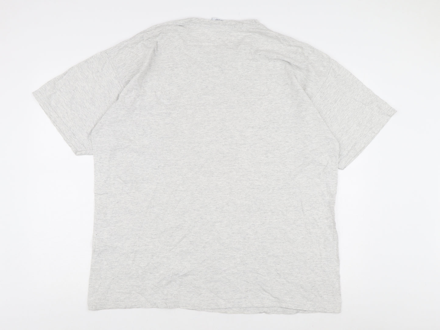 FILA Men's Grey XL Cotton Logo T-Shirt