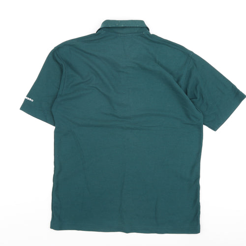 Umbro Men's Green Polo Shirt Size M