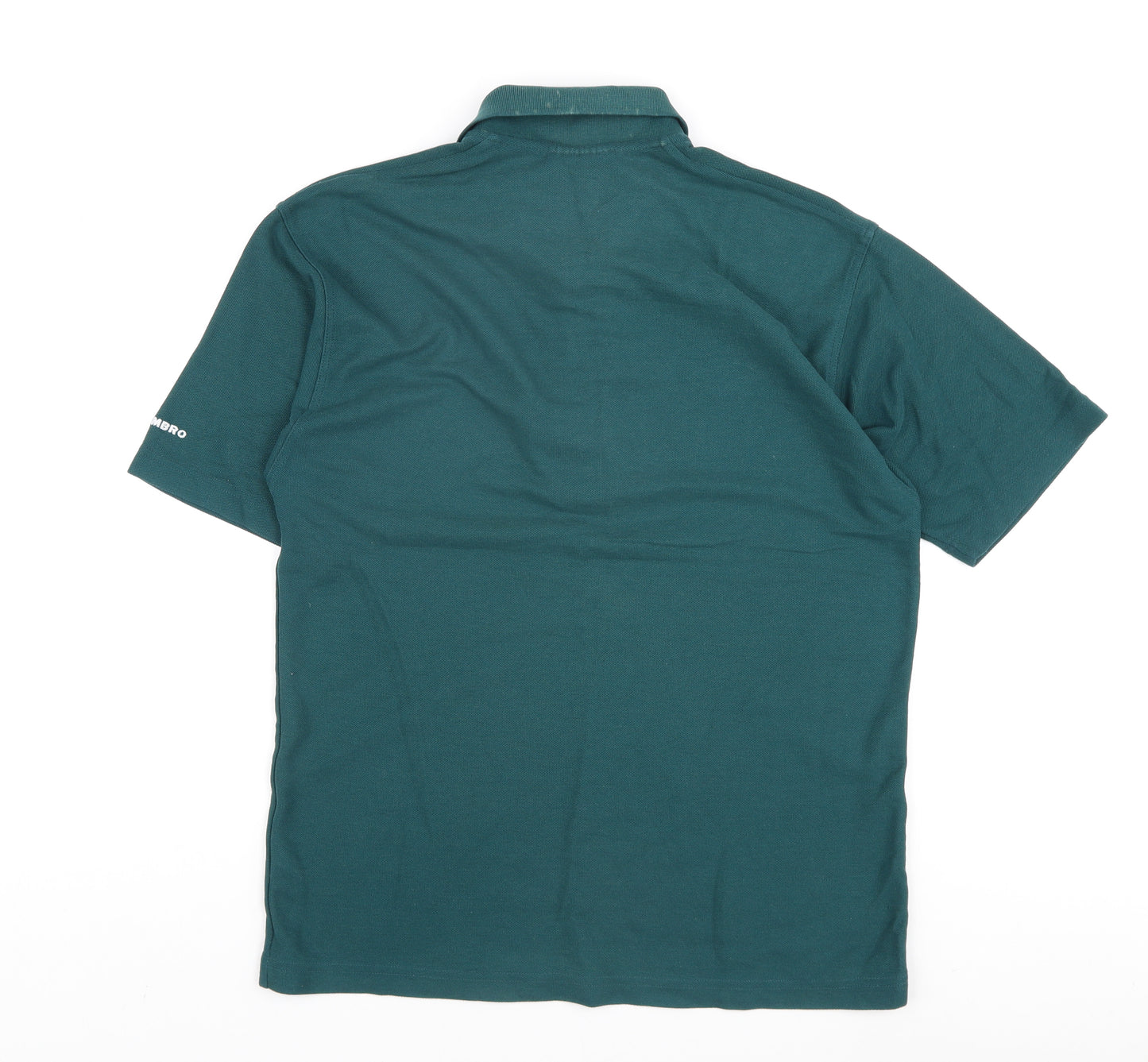 Umbro Men's Green Polo Shirt Size M