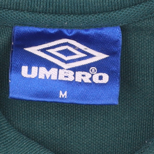 Umbro Men's Green Polo Shirt Size M