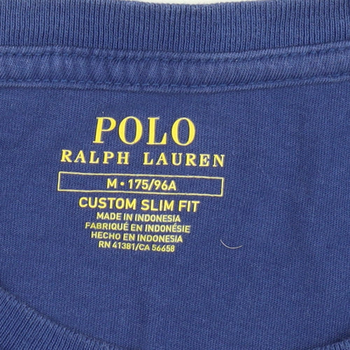 Polo Ralph Lauren Men's Blue Slim Fit T-Shirt, M