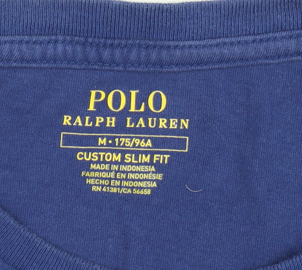 Polo Ralph Lauren Men's Blue Slim Fit T-Shirt, M