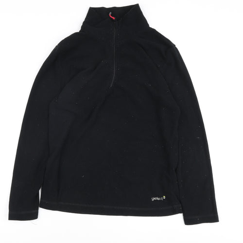 Gelert Women's Black Lightweight Fleece Sweatshirt Size 16