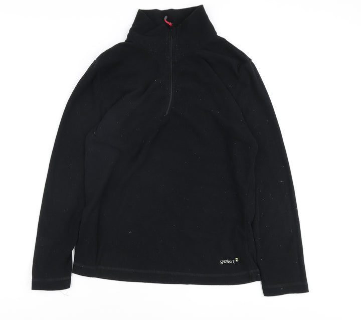 Gelert Women's Black Lightweight Fleece Sweatshirt Size 16
