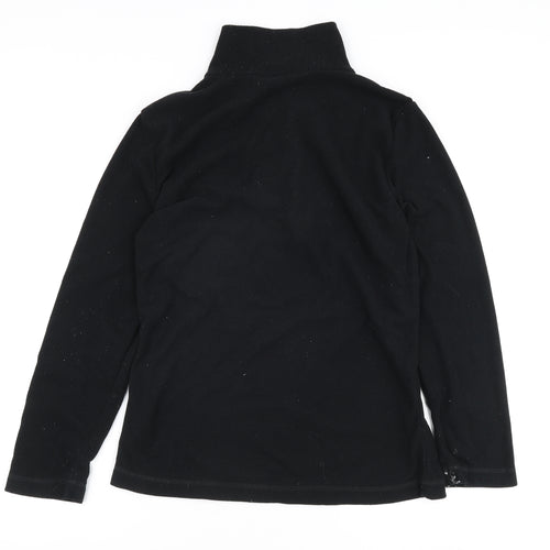 Gelert Women's Black Lightweight Fleece Sweatshirt Size 16