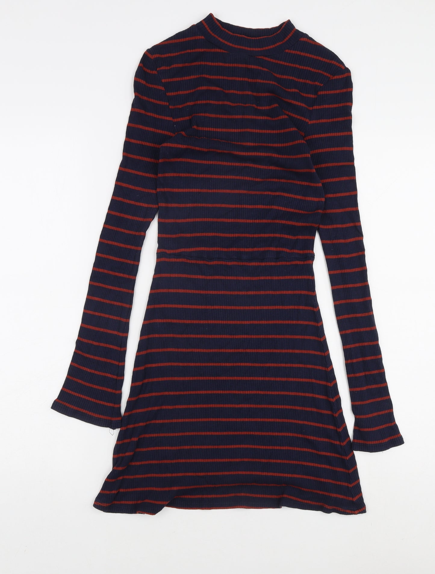 Mango Women's Striped T-Shirt Dress Size 8
