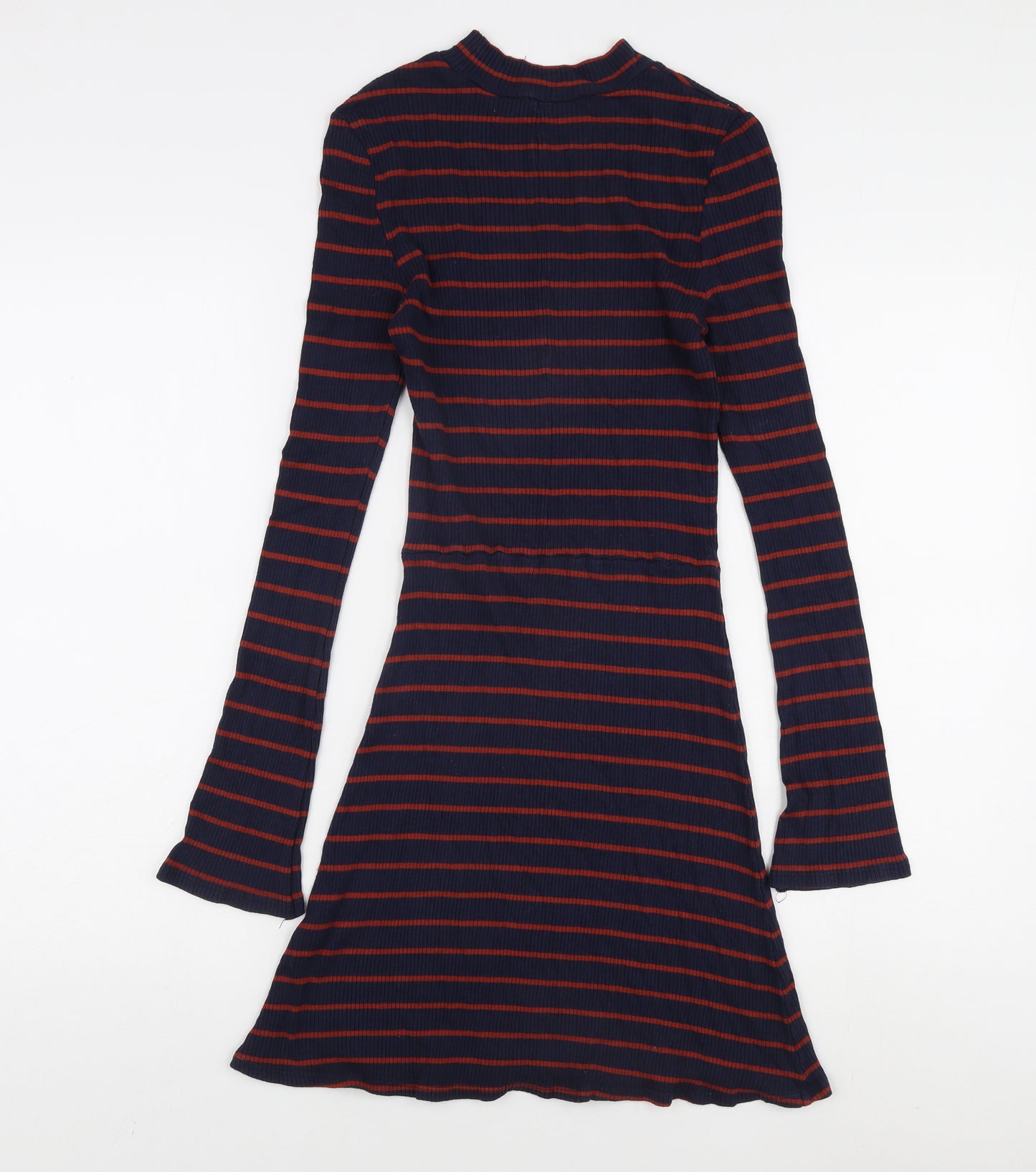 Mango Women's Striped T-Shirt Dress Size 8
