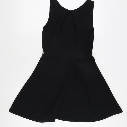 Warehouse Women's Black Skater Dress, Size 10