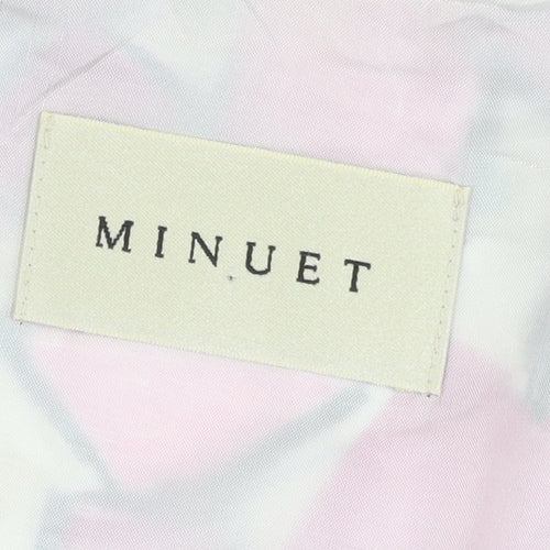 Minuet Women’s Pink Geometric A-Line Dress, Size 8