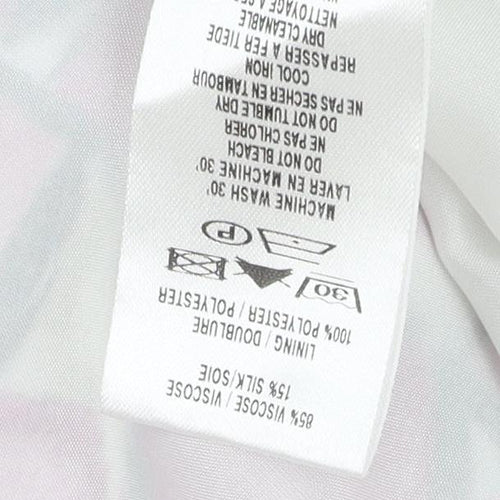 Minuet Women’s Pink Geometric A-Line Dress, Size 8