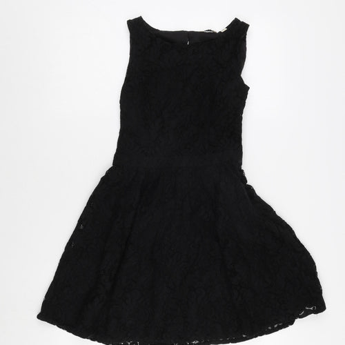 Jack Wills Women's Black Sleeveless Dress, Size 8