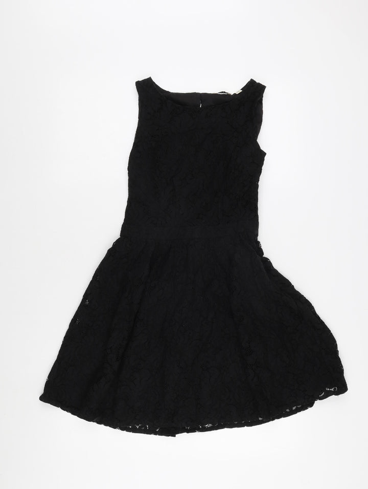 Jack Wills Women's Black Sleeveless Dress, Size 8