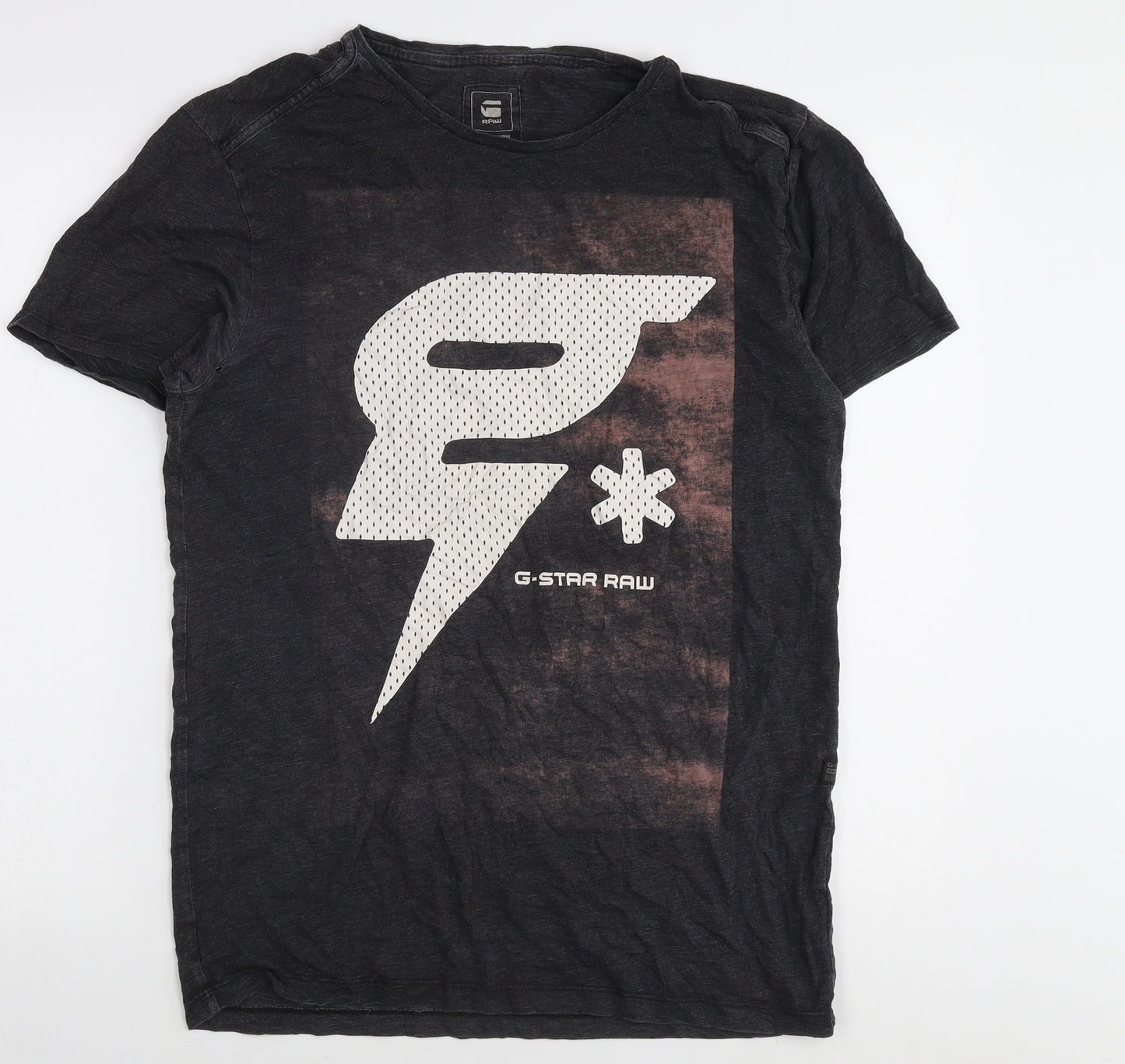 G-Star RAW Men's M Black Short Sleeve Crew T-Shirt