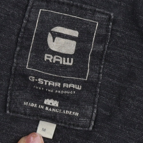 G-Star RAW Men's M Black Short Sleeve Crew T-Shirt
