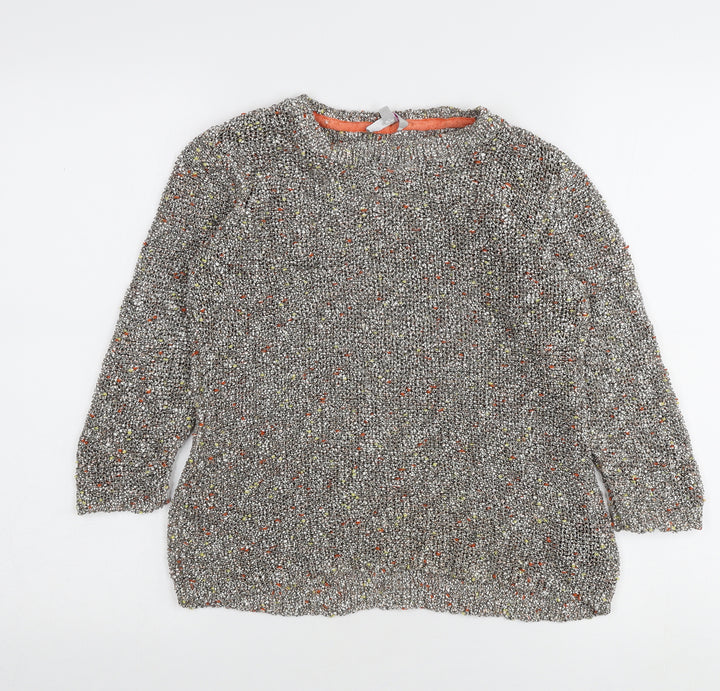 Per Una Women's Multicoloured Pullover Jumper Size 10