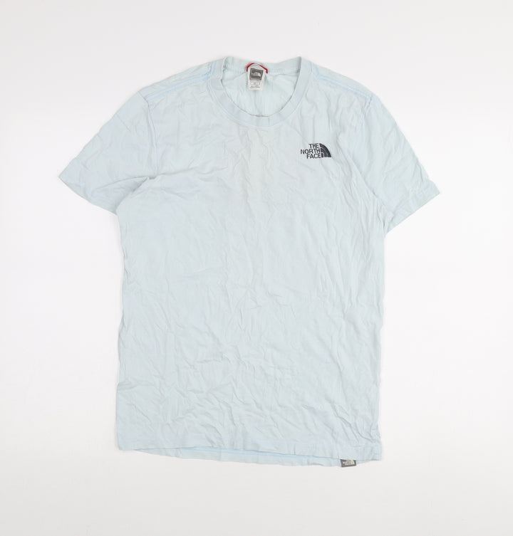 The North Face Unisex Blue Cotton T-Shirt Size S
