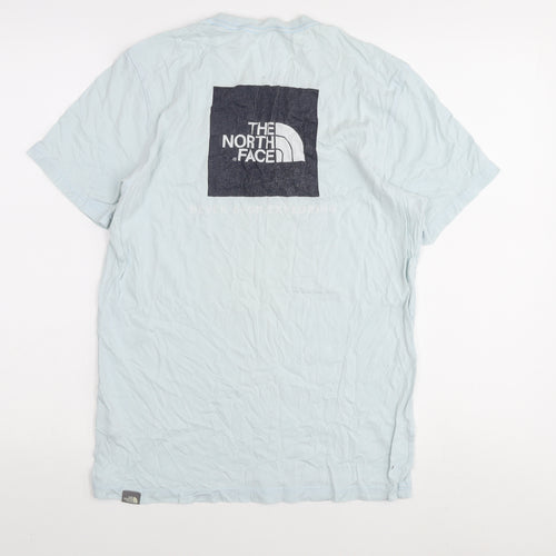 The North Face Unisex Blue Cotton T-Shirt Size S