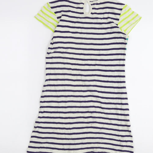 French Connection Girls Striped T-Shirt Dress, Size 12-13, Casual