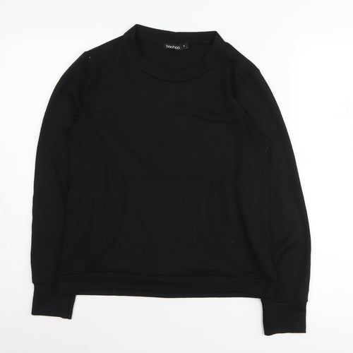 Boohoo Women's Black Pullover Jumper Small