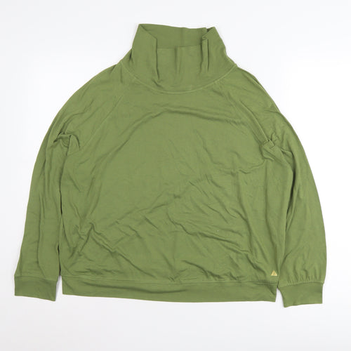 Next Green Unisex Pullover Sweatshirt M Cowl Neck
