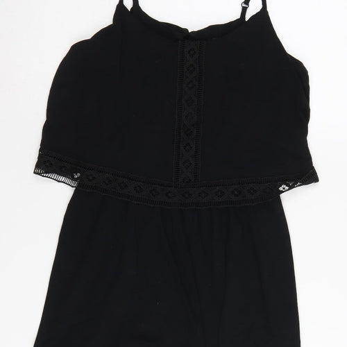 Topshop Women's Black Jumpsuit Size 12