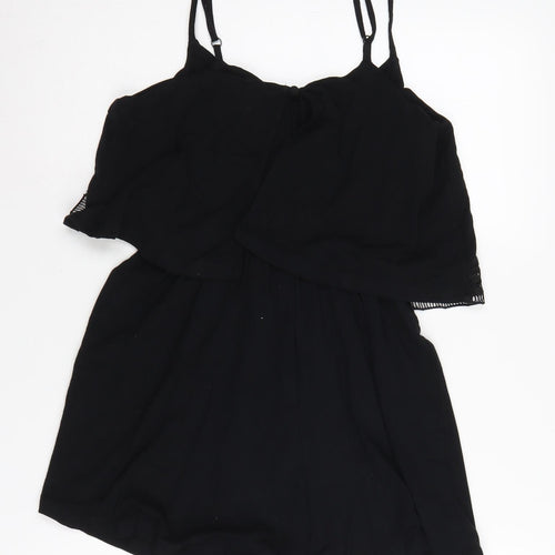 Topshop Women's Black Jumpsuit Size 12