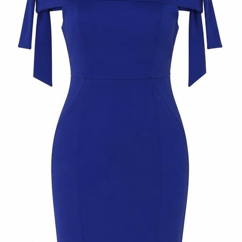 Lipsy Women's Blue Bodycon Dress, Size 12, Party/Evening