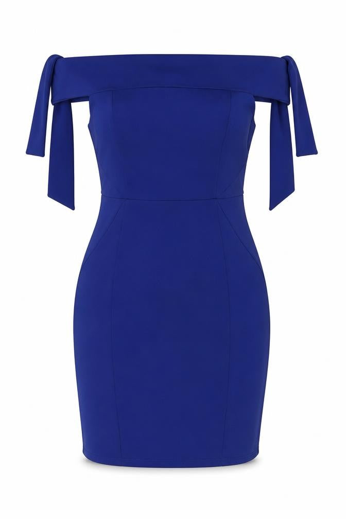 Lipsy Women's Blue Bodycon Dress, Size 12, Party/Evening