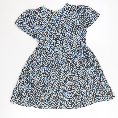 Marks and Spencer Girls Animal Print Dress 6-7 Years