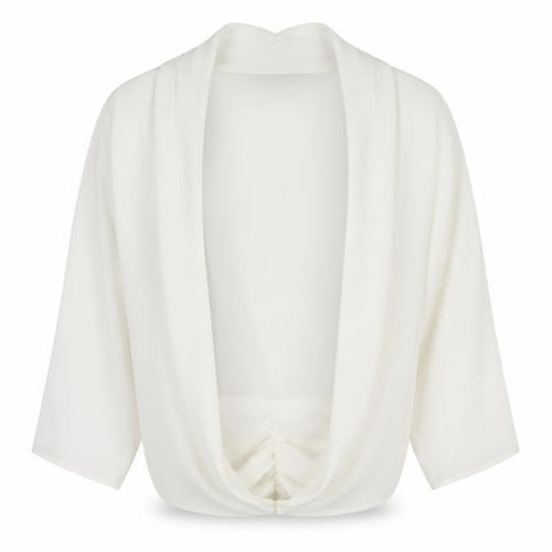 Roman Women’s Ivory Cape Cardigan Size 12