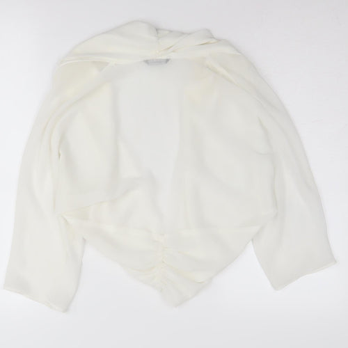 Roman Women’s Ivory Cape Cardigan Size 12