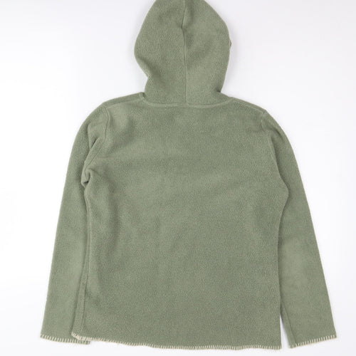 Active Unisex Green Pullover Hoodie M