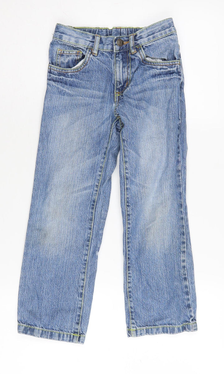 Demo Boys Blue Straight Jeans Age 7 Years