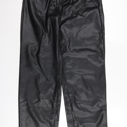 H&M Women's Black Straight Trousers Size 6