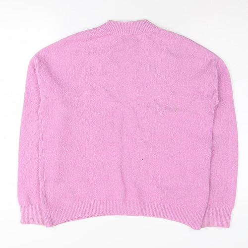 & Other Stories Women's Pink Pullover Jumper Size 12