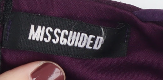 Missguided Women's Purple Bodycon Dress Size 4